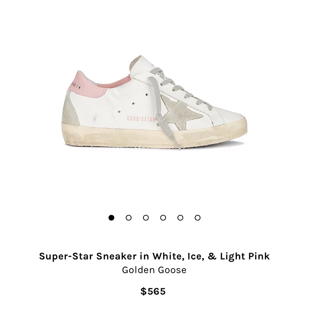 Golden Goose Superstar White & Pink - Picture 9 of 11